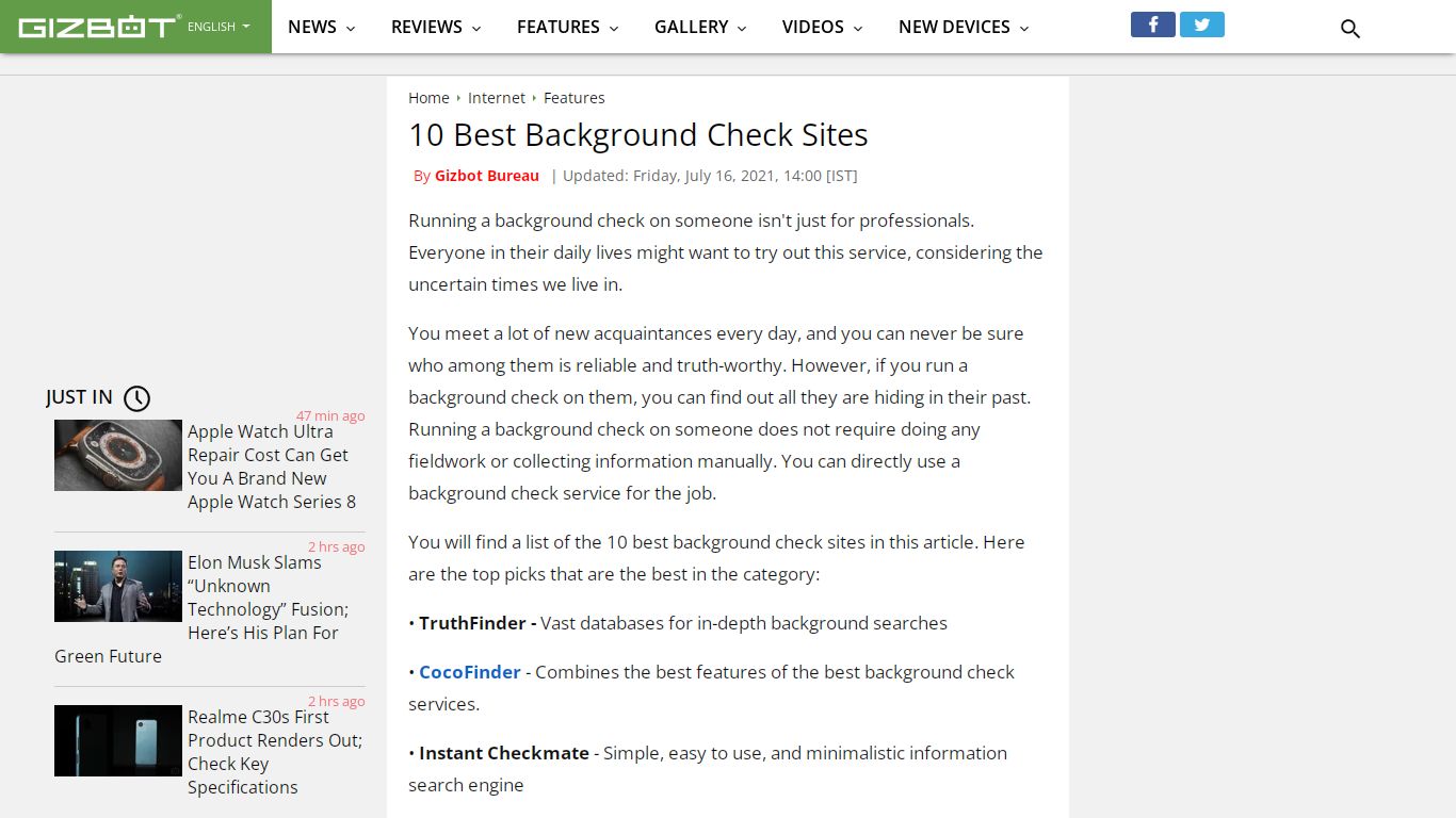 10 Best Free Criminal Background Check Services Online - Gizbot